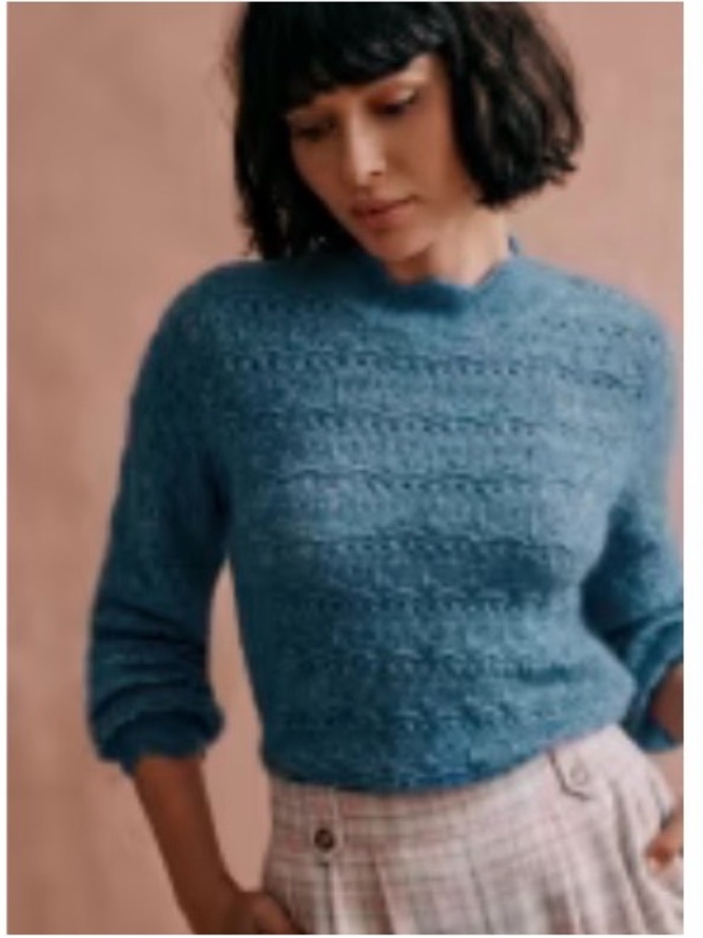 Sezane Lya Jumper Bleu D'hiver - Size XXS